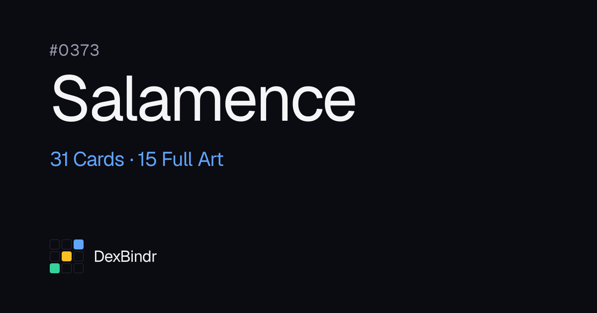 Salamence: Full Art Cards & All Variants | DexBindr
